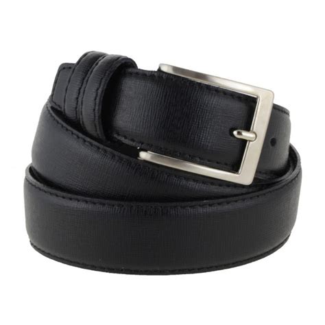 cinture prada uomo pelle|Cintura in pelle spazzolata Nero .